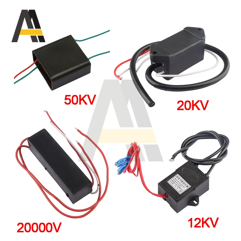 DC 3.6V-6V To 12KV 20KV 50KV 800KV 40-50KV Boost Step Up Module High Voltage Generator Pulse Arc Generator Ignition Coil Module