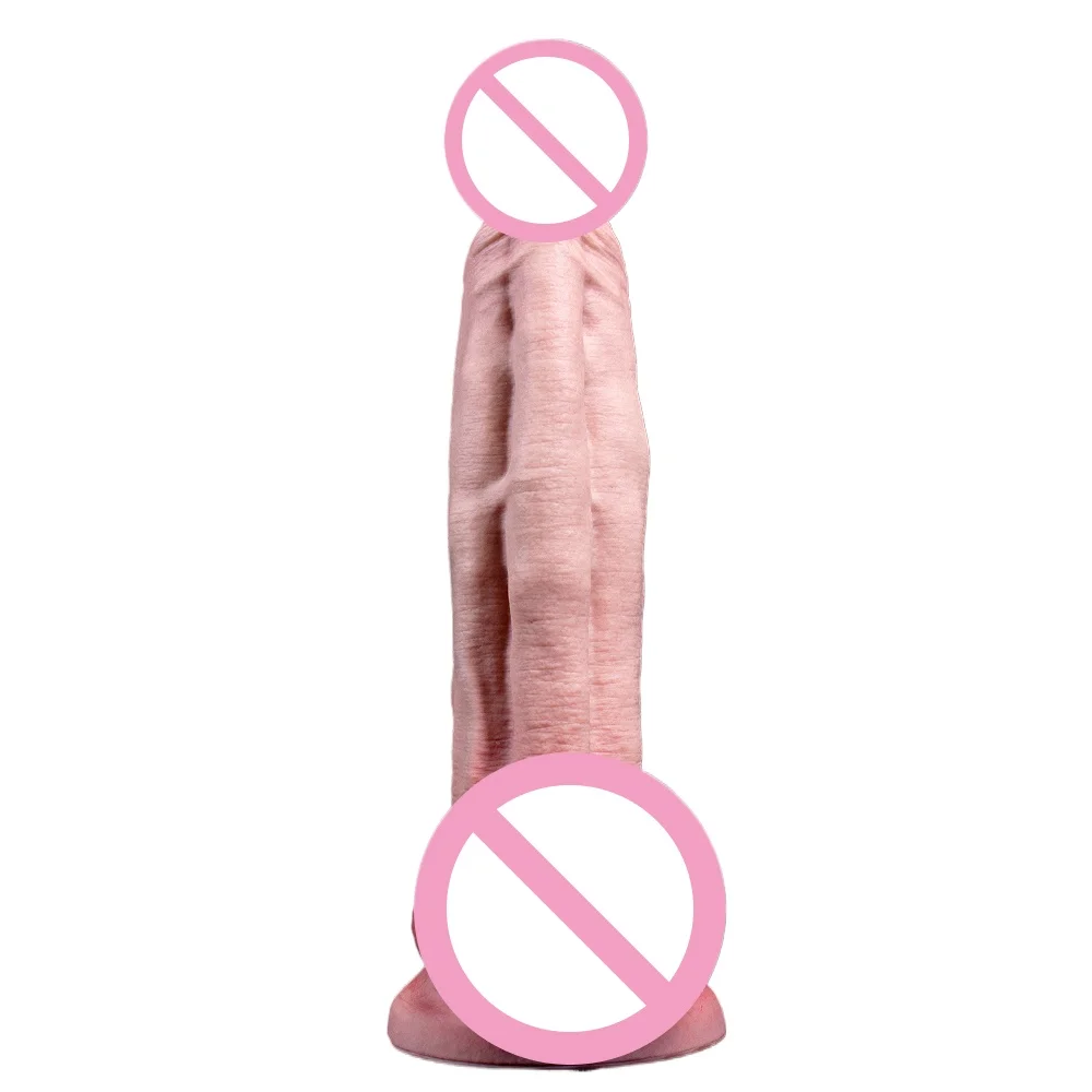 Extra Large Platinum Silicone Ultra-Realistic Texture with Lifelike Veins Ergonomic Design Premium Soft Flexible or Men Women