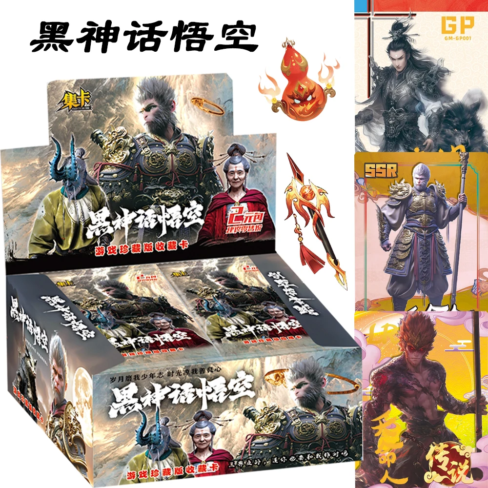 

Wholesale Black Myth: Wukong Collection Cards Role Playing Adventure Games Character Original Design Portrait Card Children Gift