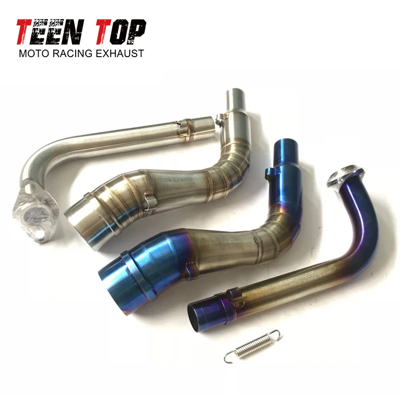 

Motorcycle Exhaust Pipe For Yamaha NMAX 125 155 Exhaust Front Link Pipe NMAX125 NMAX155 Escape Moto Header Connect 51mm Muffler
