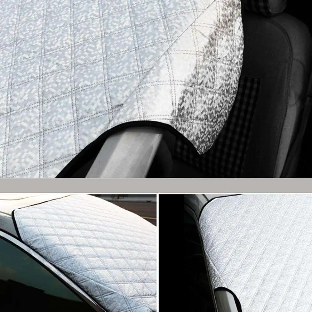 150*70 cm Universele Auto Voorruit Cover Zomer En Zonnescherm Auto Beschermende Masker Waterdicht Winter Sneeuw Ijs W8C0