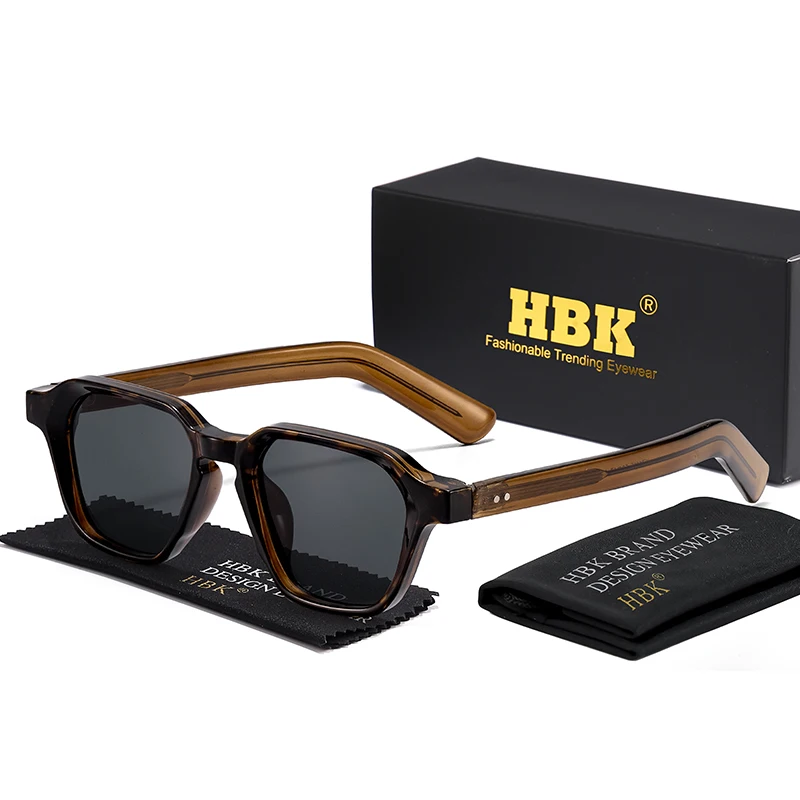 HBK Minimalistische Herren-Sonnenbrille, hochwertige quadratische Sonnenbrille für Damen, Outdoor-Reise, Party-Dekoration, UV400-Schutzbrille – Detail 13