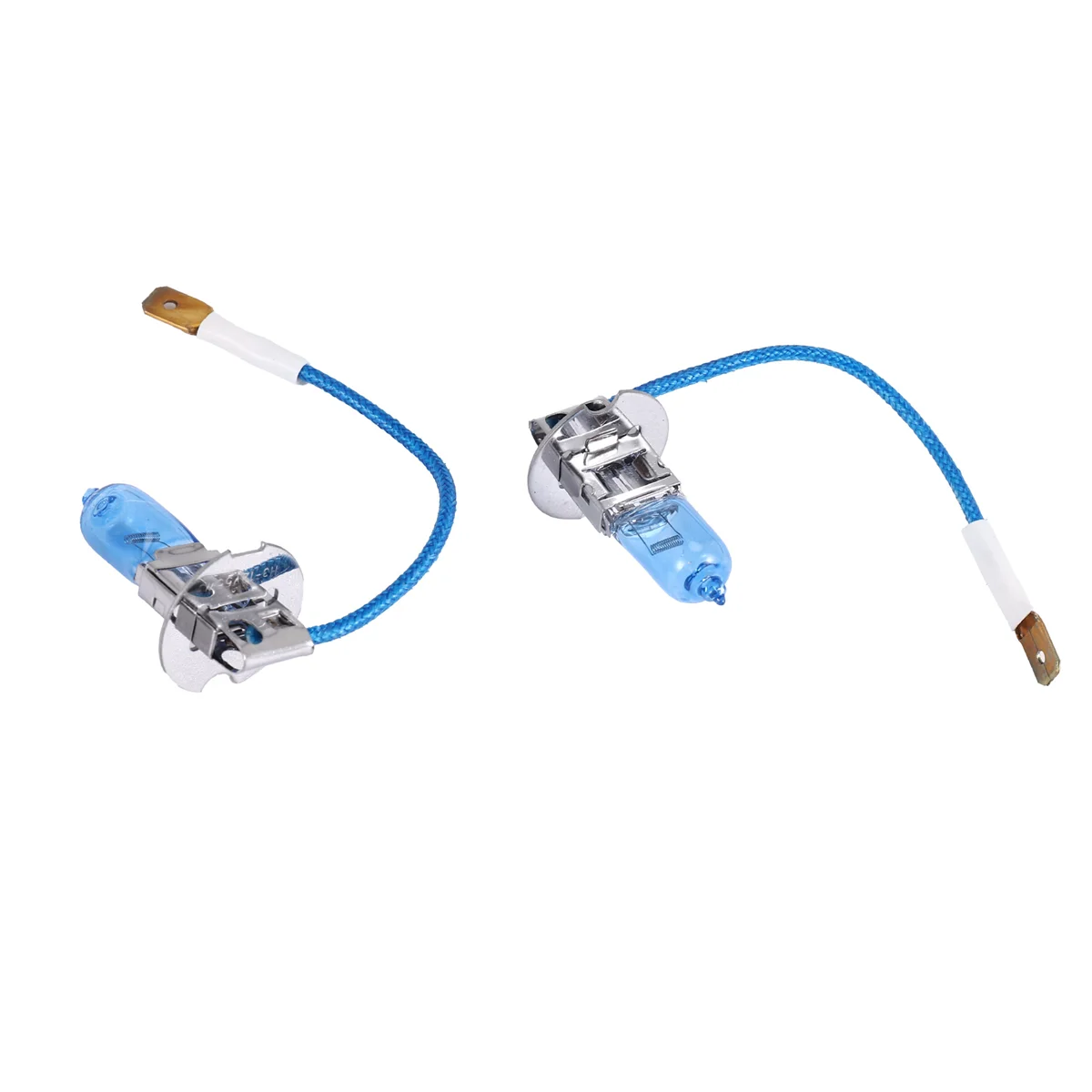 Super Hot 2 Pcs DC 12V 55W H3 Super White Halogen Car Foglight Light Bulb Lamp
