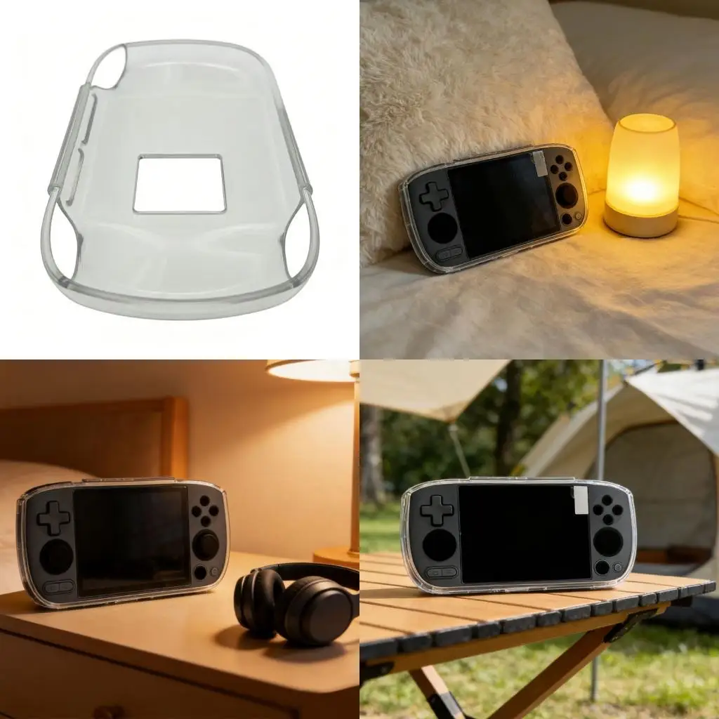  Transparent Flexible Cover Shockproof Case Gamepad Skin Protective Housing for Pocket AIR Mini Gaming Accessories