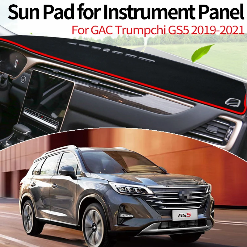 For GAC Trumpchi GS5 2012-2018 2019 2020 2021 Car Dashboard Cover Avoid Light Pad Instrument Panel Mat Carpets Sunscreen Pad