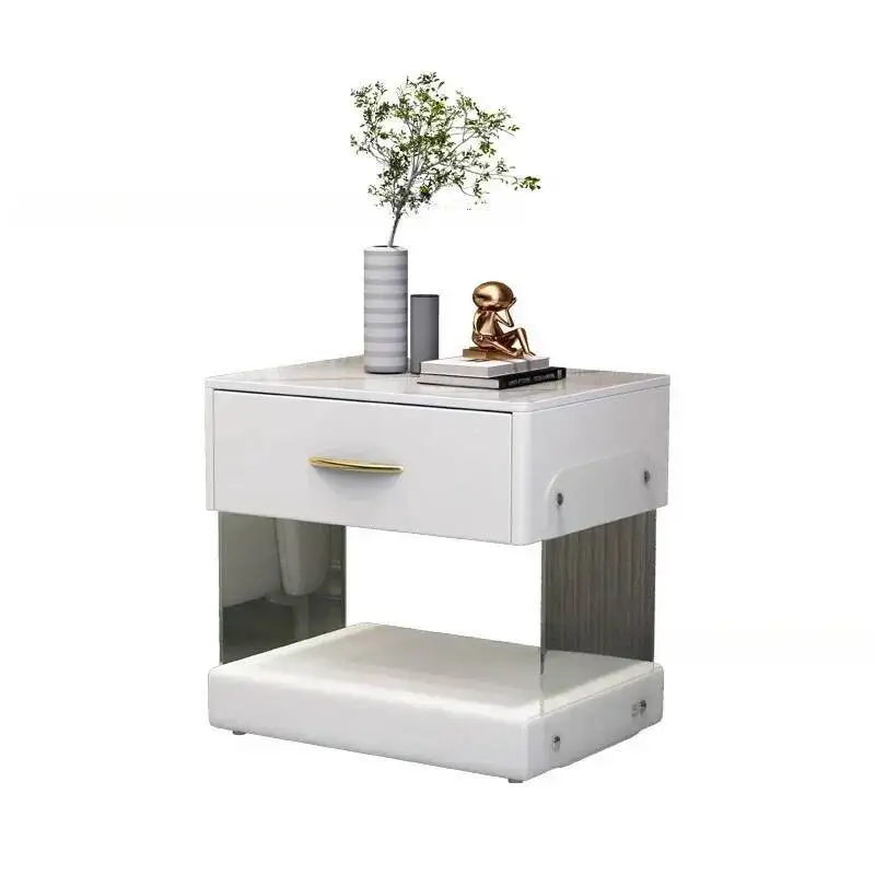 غرفة نوم طاولة جانبية تخزين مكتب السرير درج رخيصة السرير غرفة ليلة الوقوف منضدة المعيشة مصمم تصميم الخزانات Nachttisch #5