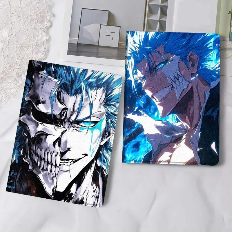 

Популярный стильный чехол Bleach Art для iPad Pro, Air, Mini 2, 3, 4, 5, 6, 7, 6-го, 7-го, 10-го, 11-го поколений, 10.2, 9.7, 10.5, 11 дюймов, складной чехол для планшета, подарок