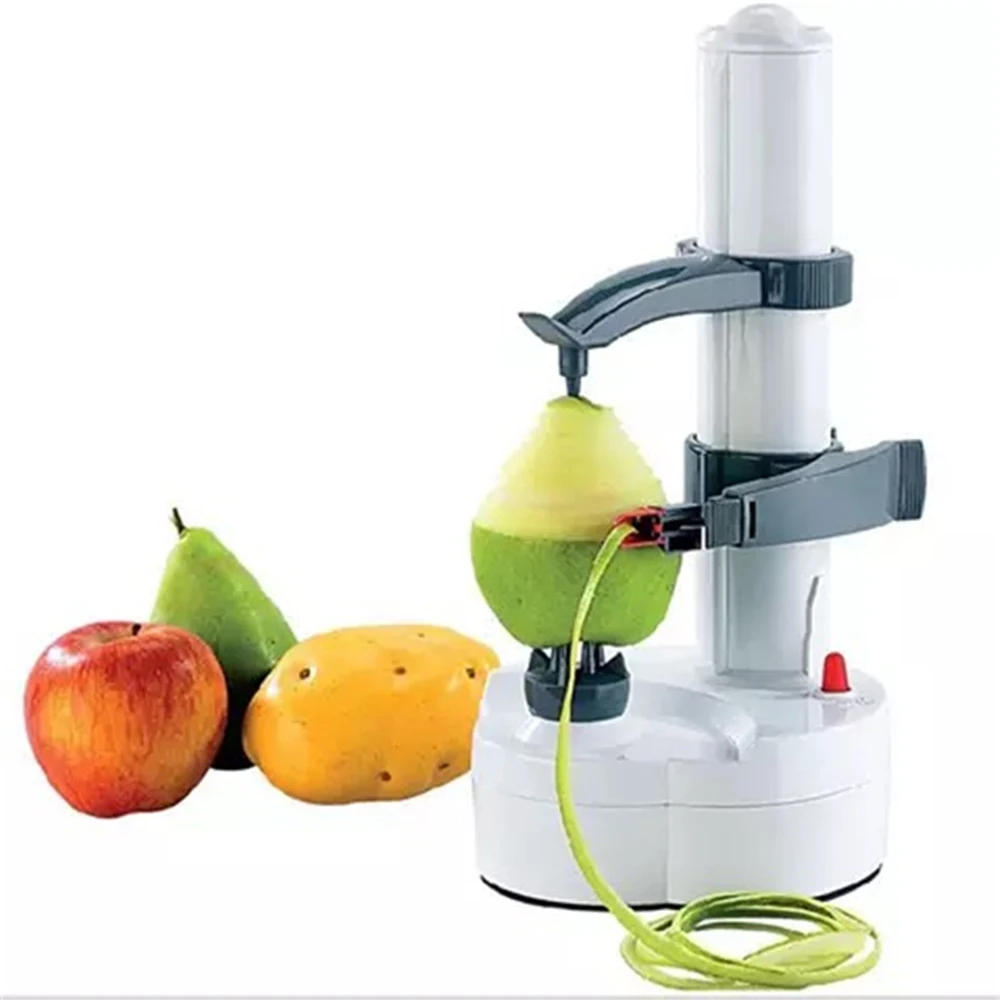 Multifunkční automatický peeler elektrický spirála jablko peeler kráječ ovoce brambor automatický baterie napájené peeler kuchyň nástroje