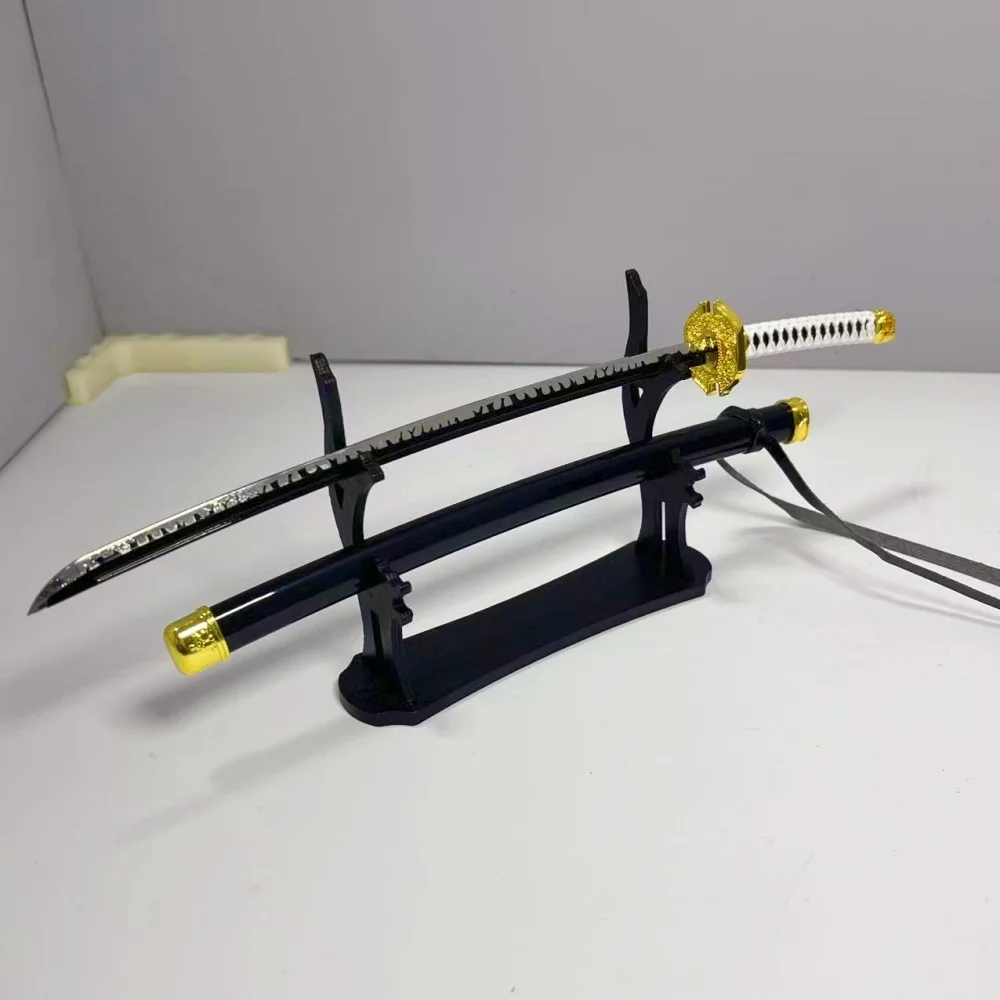 9.8 بوصة الشيطان قد يبكي فيرجيل سباردا المعادن كاتانا السيف الأصلي النينجا سكين اليابانية كاتانا صابر تأثيري اكسسوارات الدعامة لعبة #5