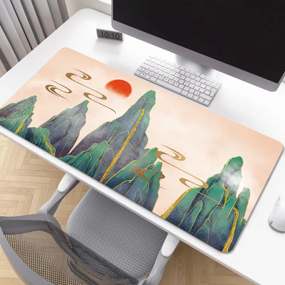 Коврик для мыши для ноутбука, Эргономичный игровой коврик для мыши с противоскользящим дизайном, мягкий эластичный материал, не выцветает