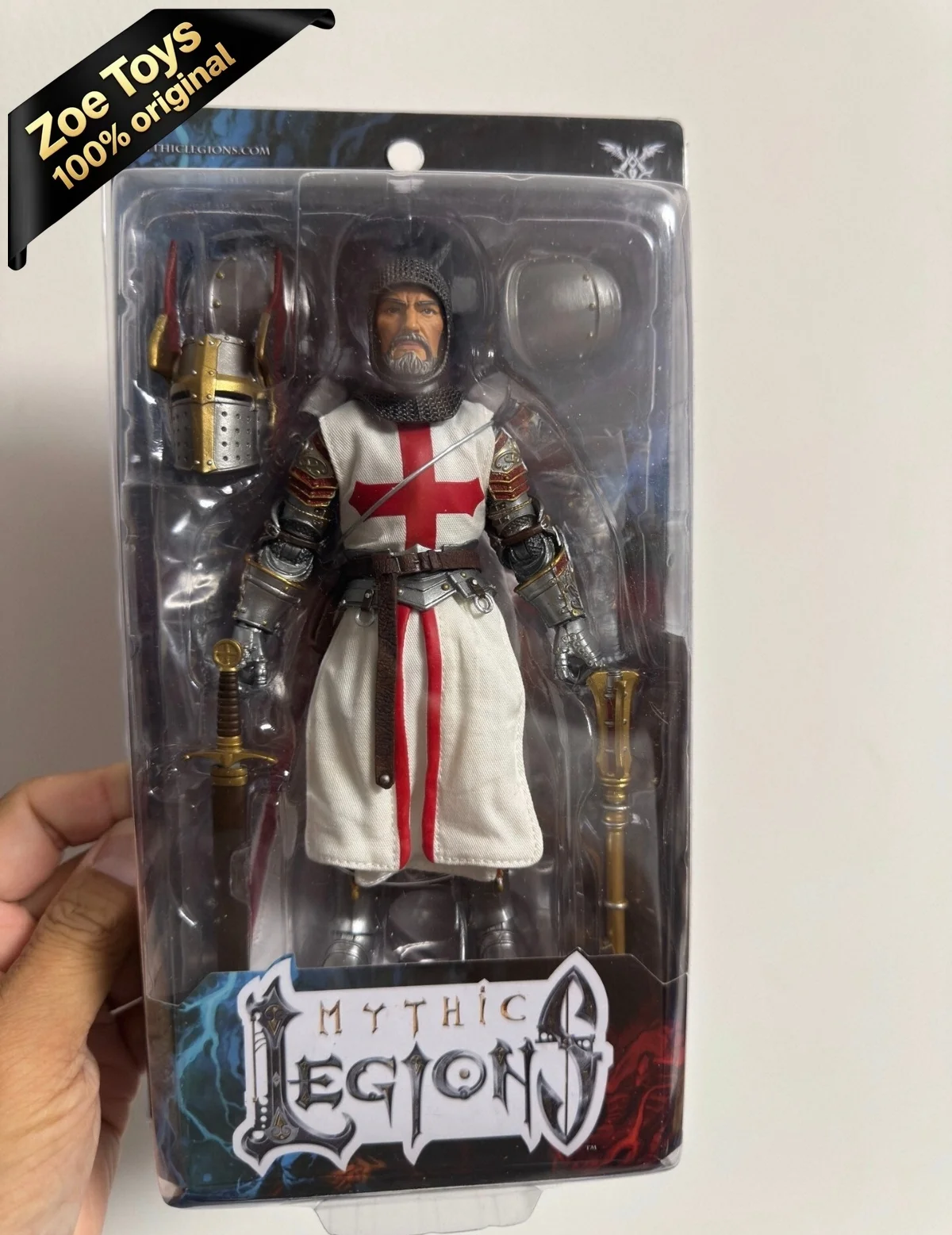 

100% Authentic Four Horsemen Mythic Legions Templar Knight Action Figure Official Licensed In Stock Gift Collection Toys