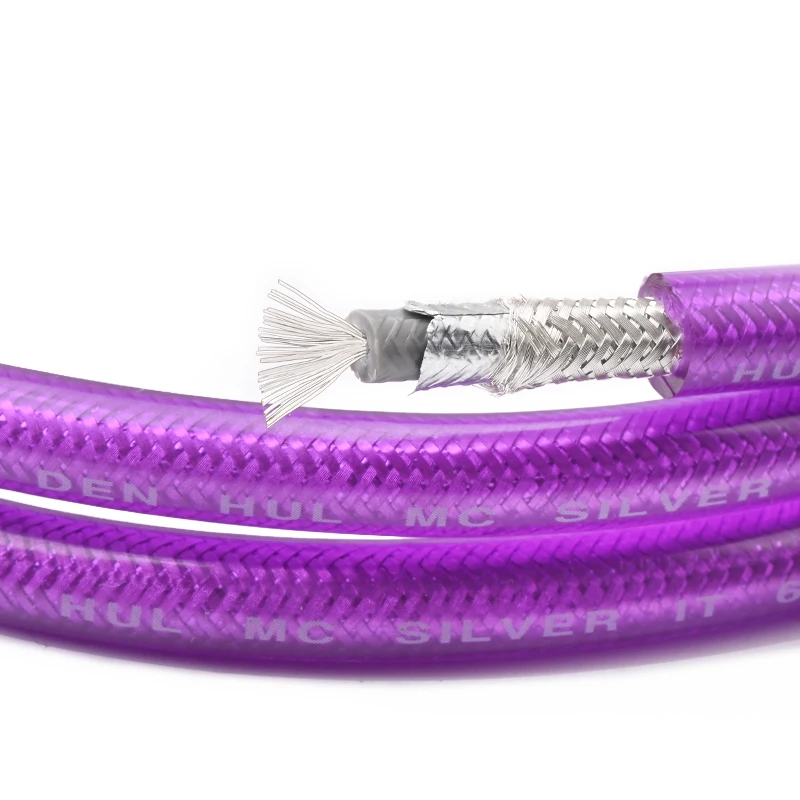 ATAUDIO Hi-end Hifi Bulk Cable for Diy Pure Copper Silver Plated Diy Coaxial Digital Cable Amplifier Signal Audio Bulk Wire