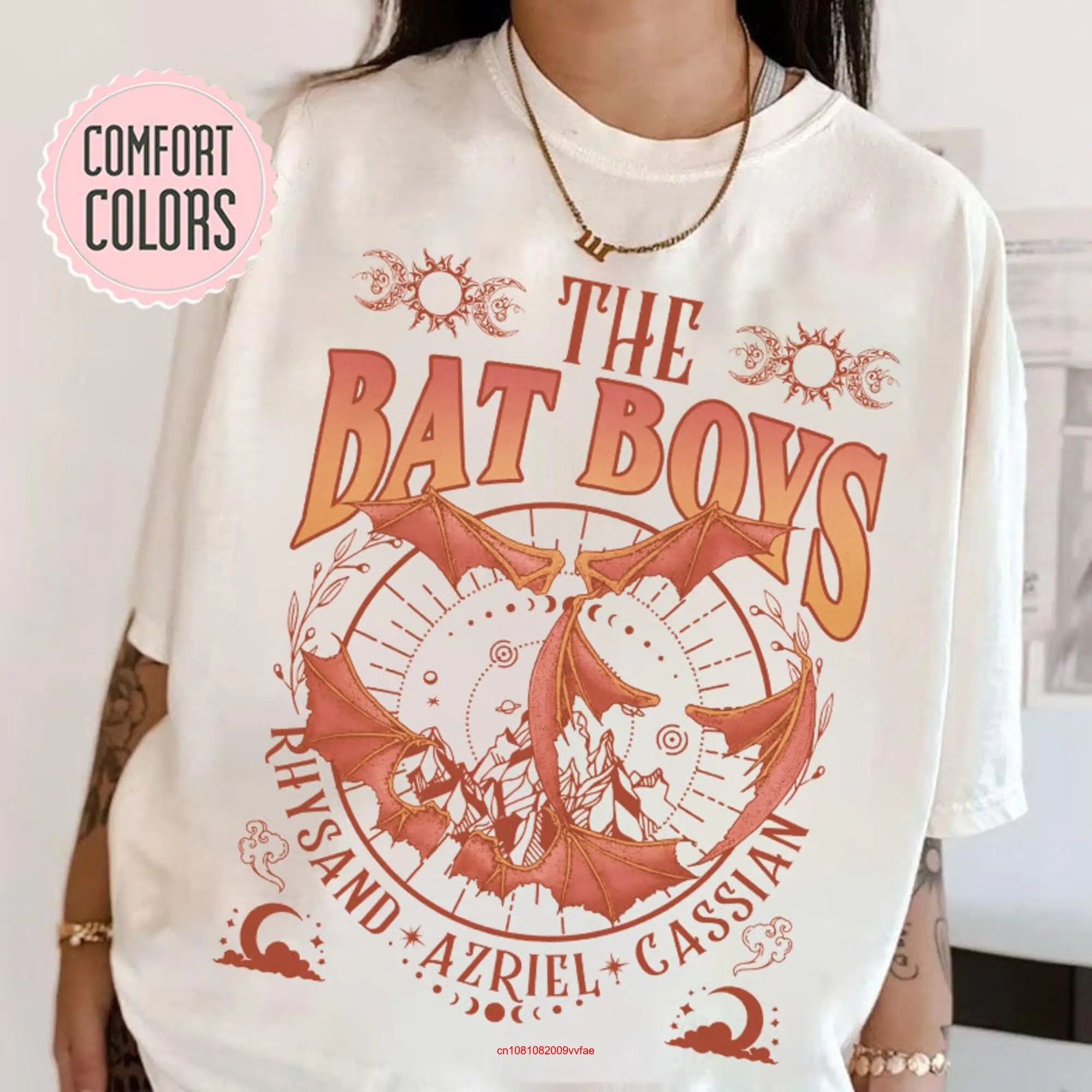 ACOTAR Bat Boys T Shirt The Night Court A of Thorns and Roses Featuring Azriel Cassian Rhysand SJM Merch Fan