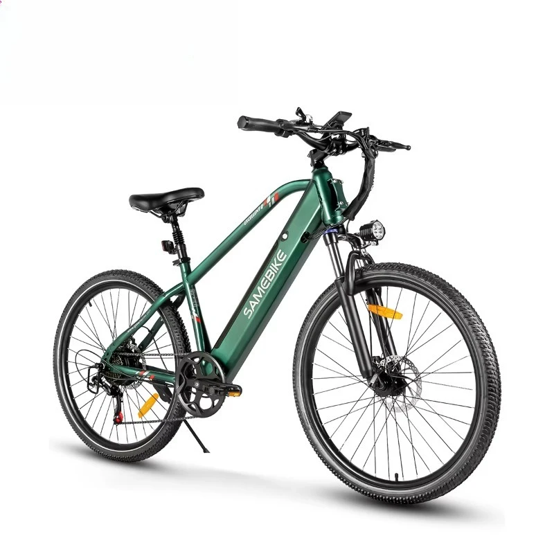 الدراجة الجبلية الكهربائية MTB 500D بطارية ليثيوم مدمجة إطار المدينة 7 سرعات حافة إلكترونية