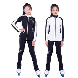 Figure skating suit, jacket, ice skating pants with fleece ice skating pants, ice skating set