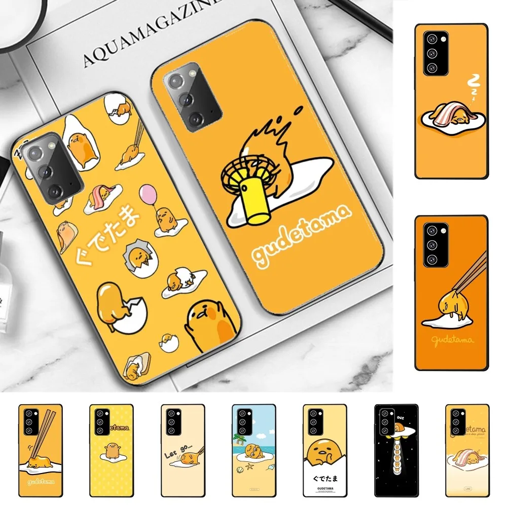 Yellow Lazy Egg G-Gudetamas Phone Case For Samsung Note 8 9 10 20 Pro Plus Lite M 10 11 20 30 21 31 51 A 21 22 42 02 03