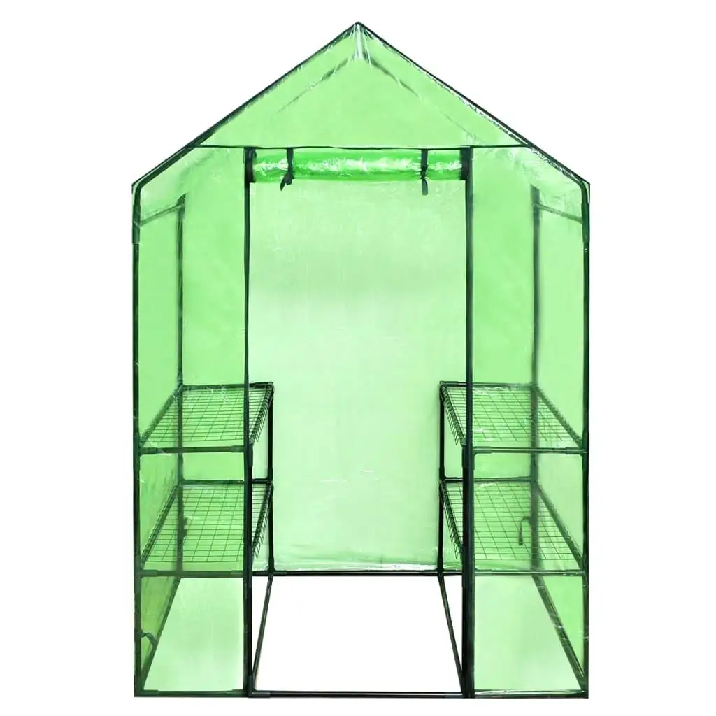 4-Shelf Walk-in Greenhouse - Durable Plant Growth Solution for Indoor & Outdoor Gardening