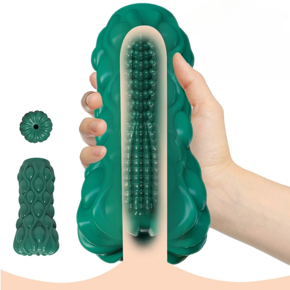 Silikon Männliche Masturbation Weiche Stimulierende Penis Massager Dehnbare Masturbator Sex Spielzeug für Männer Masturbation Tasse Erwachsene 18 +