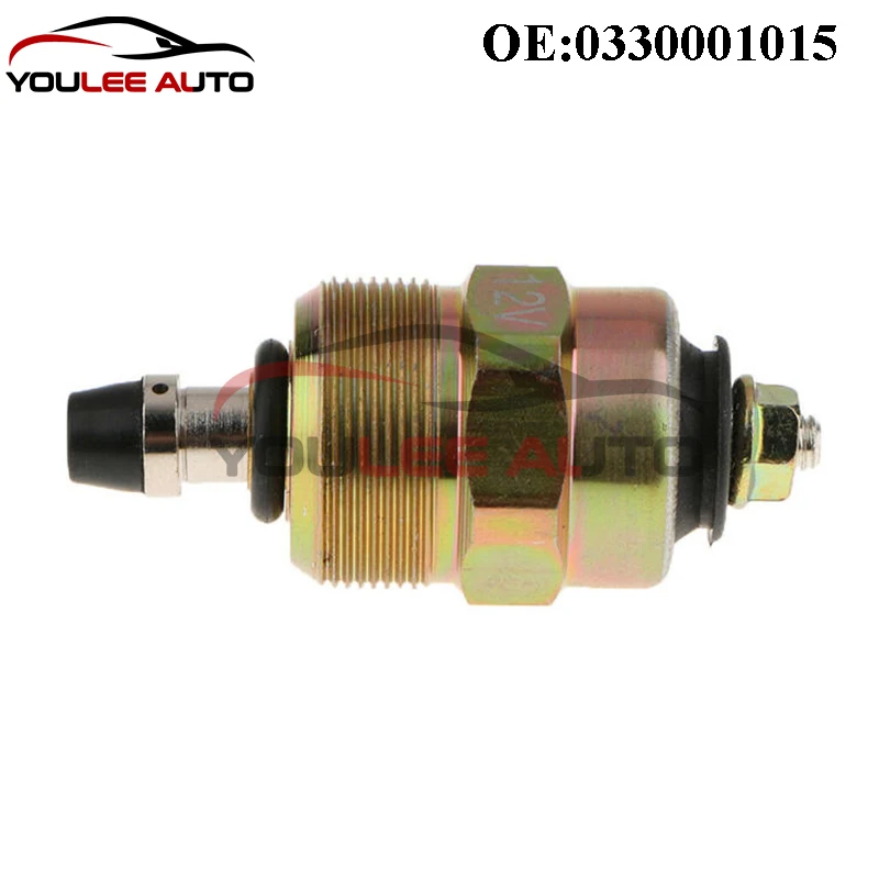 

0330001015 12V 24V Fuel Shut Off Solenoid Valve For Cummin Dodge VE 5.9L 1988-1993 Car Accessories