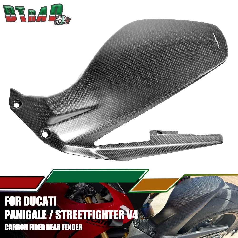 

For DUCATI Panigale V4 V4R Streetfighter V4S Carbon Fiber Motorcycle Accessories Rear Fender Mudguard Tail Hugger Fairing Kits