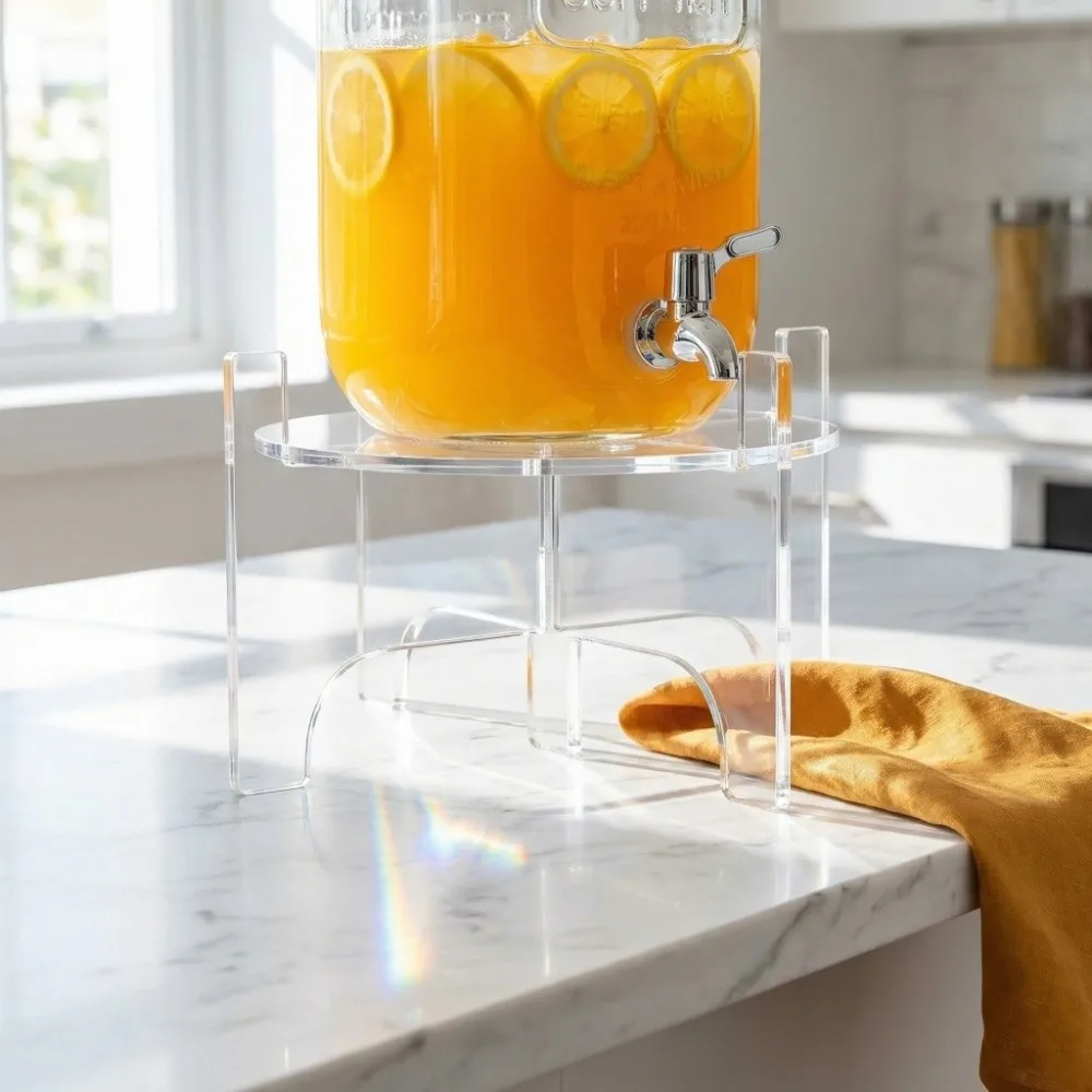 

Detachable Countertop Support Holder Transparent Multi-function Beverage Kettle Support Bracket Storage Acrylic