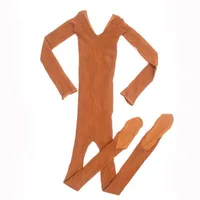 Monos de cuerpo completo latino, medias profesionales de Red de salón y baile latino, medias latinas elásticas de hilo duro