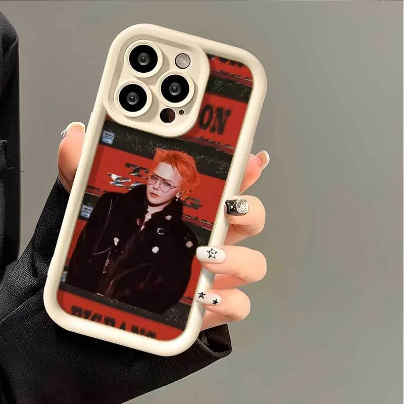 Famous Korean BIGBANG Genius Singer G-DRAGON HOT For iPhone 16 15 14 13 12 11 Pro XR XS Max 7 8 Plus Anti-Drop Phone Y2k Cover