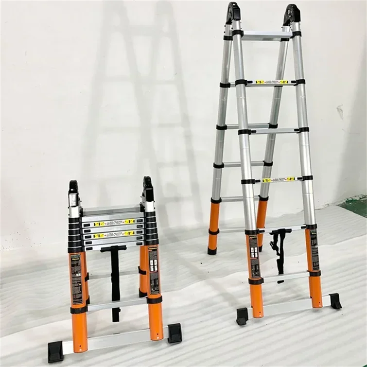 2026 Manufacturer Kitchen Chair 3 With Plastic Step  Cabinet Telescopic 2M Mobil Tree Stand Portable Ladder
