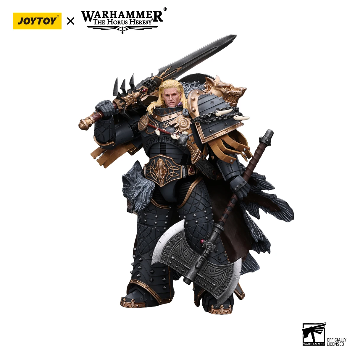 [IN STOCK]JOYTOY Warhammer 30K The Horus Heresy 1/18 Action Figure Space Wolves Leman Russ Anime Model Toys Gift