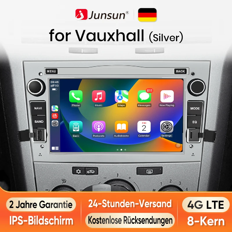 Junsun Android Radio Autoradio for Opel Astra H J Vectra Vauxhall Antara Car Stereo for Apple Carplay Multimedia GPS Germany