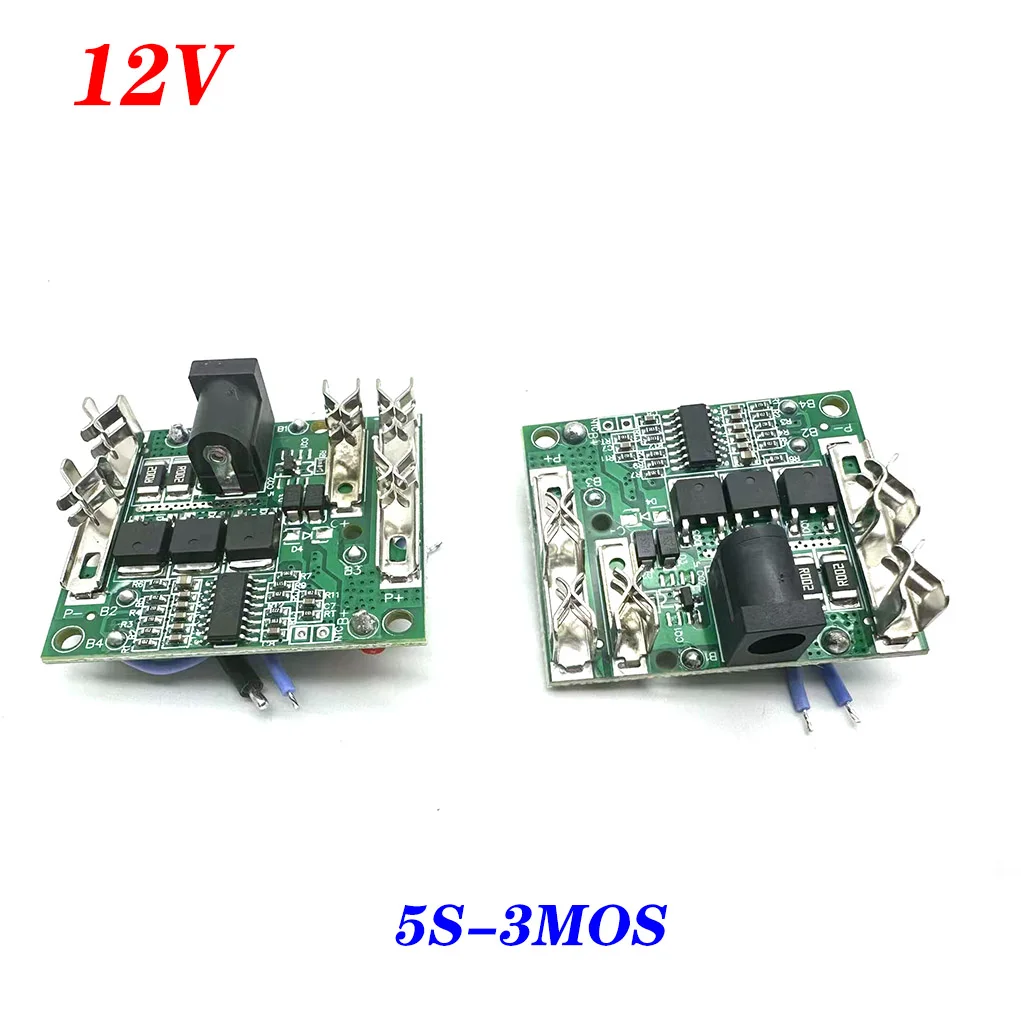 12V Battery Charging Protection Board 3S 5S 3MOS 2MOS Li-Ion Lithium Battery Pack Protection Circuit Board Module