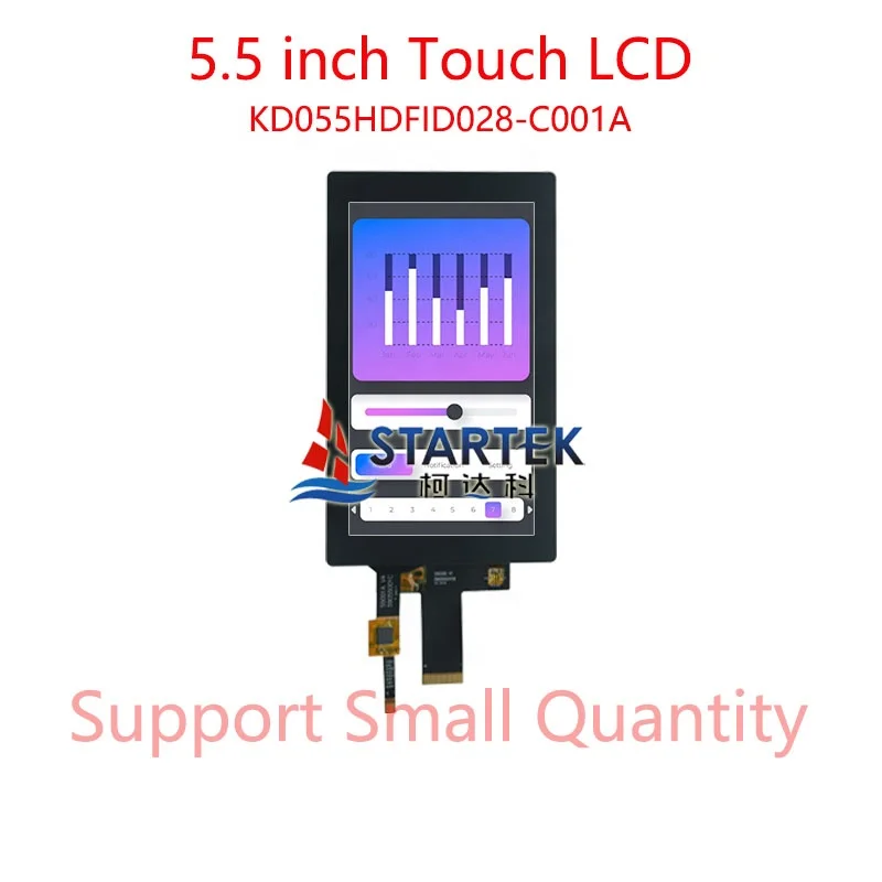 5.5 Inch 720x1280 ILI9881C IPS TFT LCD Modules with MIPI Interface Capacitive Touch Panel