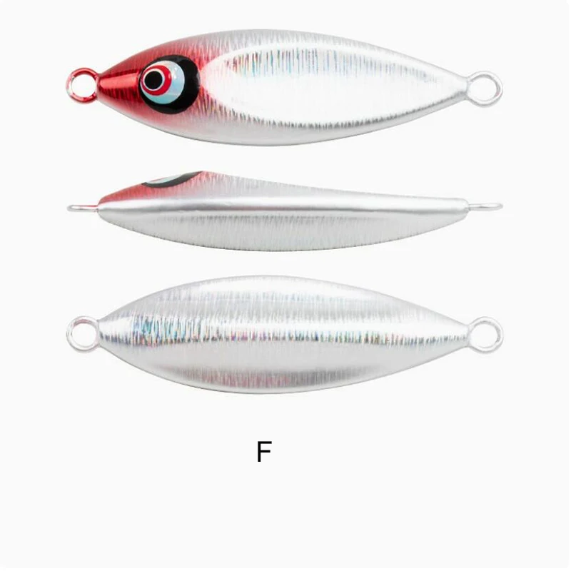 AI-SHOUYU señuelo jigging metálico hundimiento lento para pesca marina