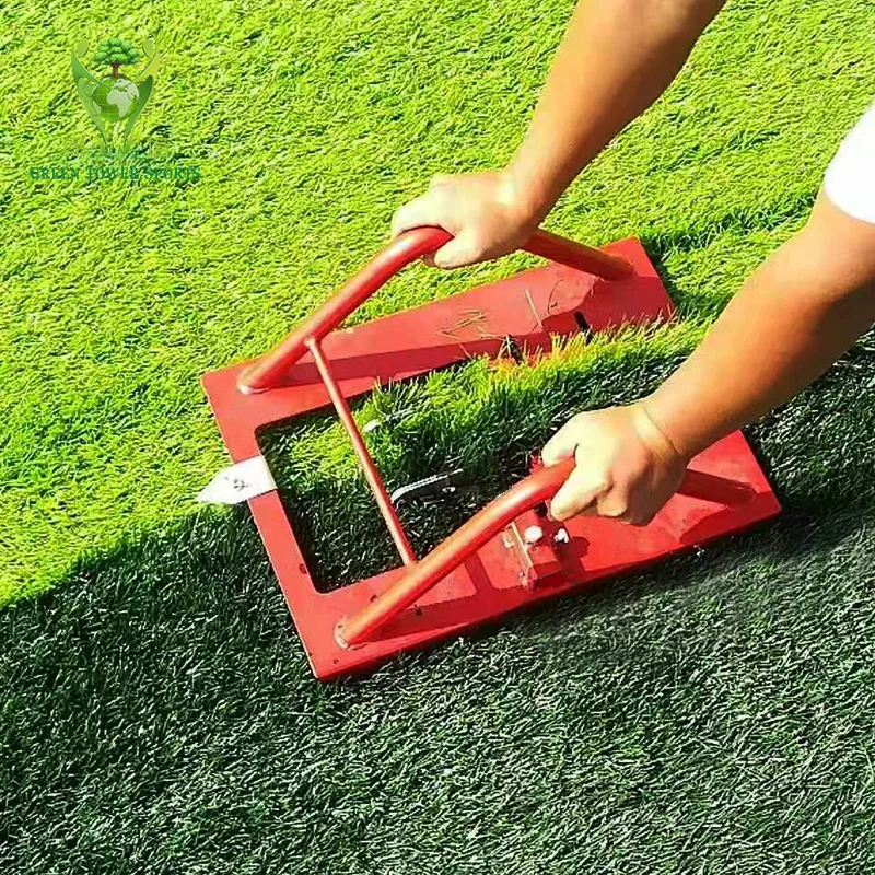 Artificial Grass Football Soccer Field Installation Tool Line Cutter Tools for Making White Line for Cutting