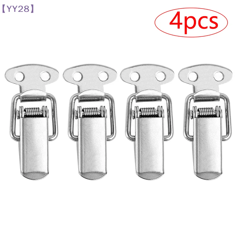 4pcs Vintage Duck-mouth Buckle Mini Lock Chest Box Gift Suitcase Case Buckles Toggle Hasp Latch Catch Clamp Stainless Steel{Y}