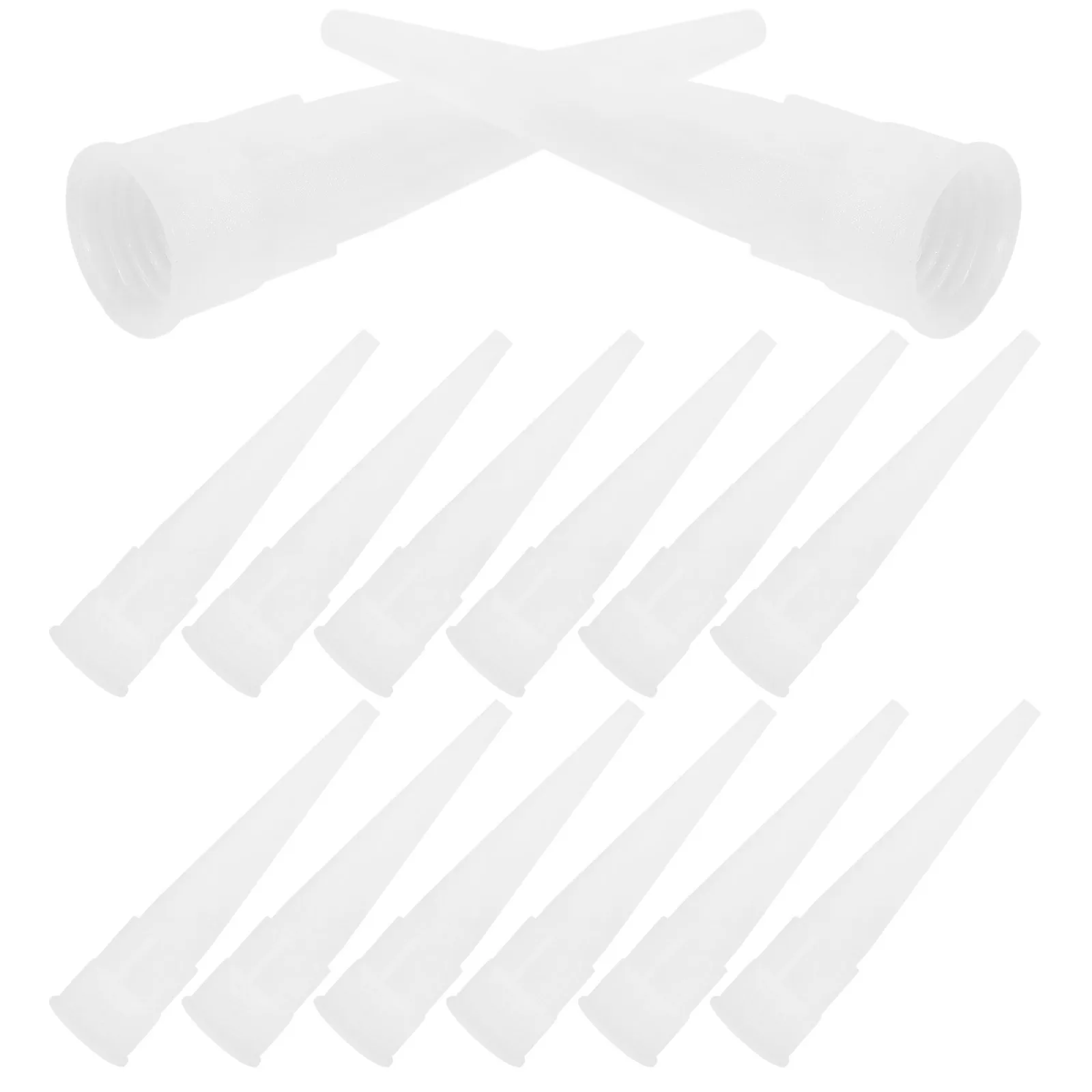 

20Pcs Caulk Nozzle Applicator Tough Caulking Tips for Precise External Wall Sealing Caulking Tool Kit Finishing Nozzles