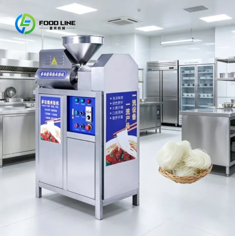 Rice Noodle Maker Machine for Homemade Commercial Rice Noodles Asian Style Noodle Dough with Easy Clean Design