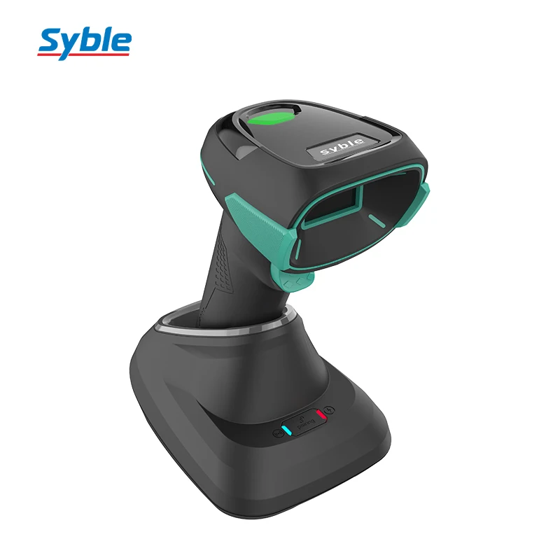 XB-D30BT Syble Supermarket Price Checker QR Code Reader 2D Wireless Handheld Barcode Scanner with Cradle