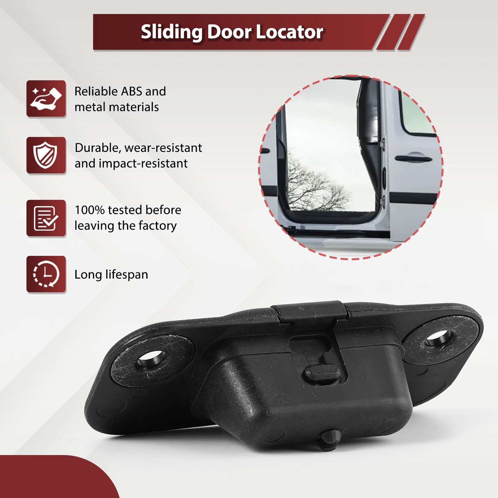 Female Sliding Door Locator FOR Renault Trafic 2 3 Vauxhall OPEL Vivaro VIVARO A B Nissan Primastar 91167277 4414472 8200075742