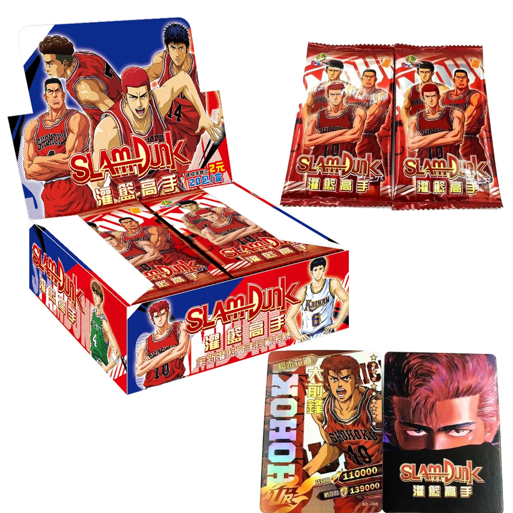 

Genuine Newest SlamDunk Collection Cards Japanese Anime Figure Kuroko Basketball Game Rare Cards for Child Birthday Toys Gifts