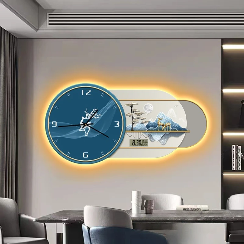 Digital Battery Led Wall Clock Nordic Design Hands Minimalist Luminous Digital Clock Modern Living Room Reloj De Pared Furniture