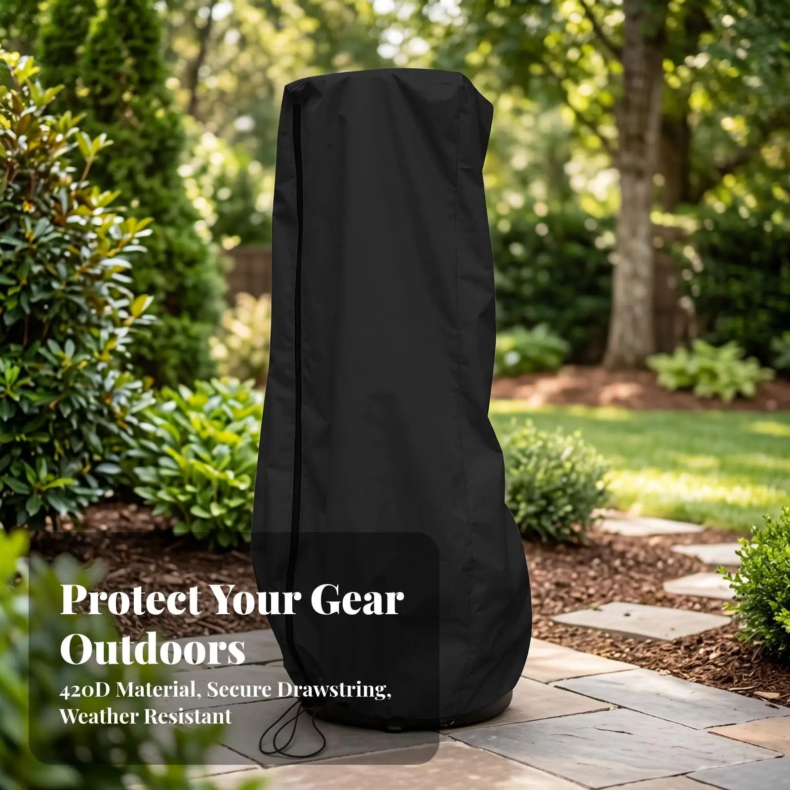 Punching Column Protector for Standing Boxing Bag 420D Oxford Polyester Tall Cylindrical Guard Against Sun Rain