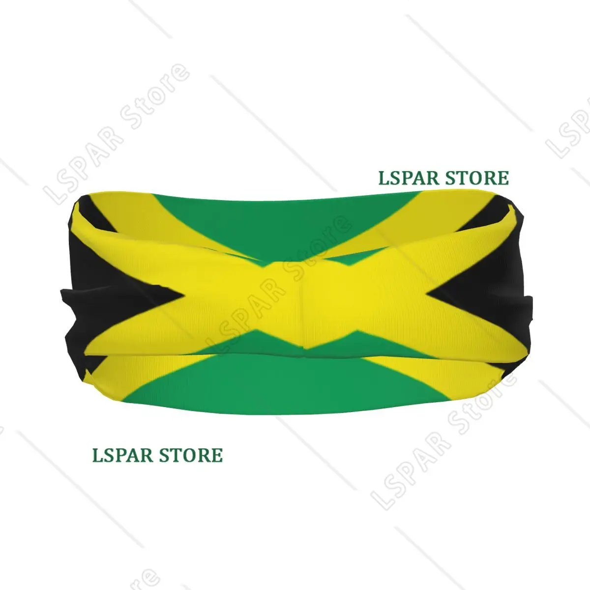 Jamaica Flag Elastic Hair Band Yoga Headband Makeup Hair Hoop Headwrap