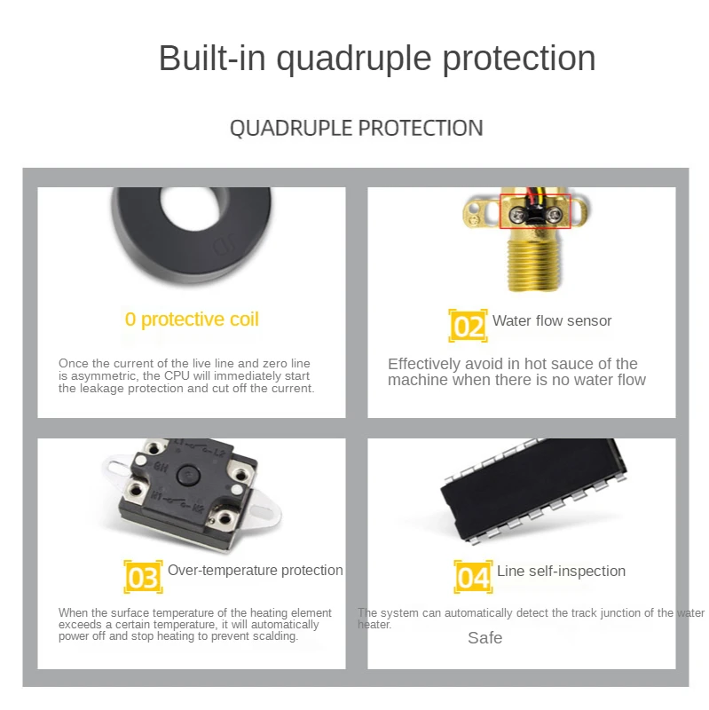 Ăn Liền Máy Nước Nóng Hộ Gia Đình Nhỏ Vệ Sinh Nhanh Nhiệt Độ Không Đổi Nước Tắm Cho Thuê Phòng Tắm Máy