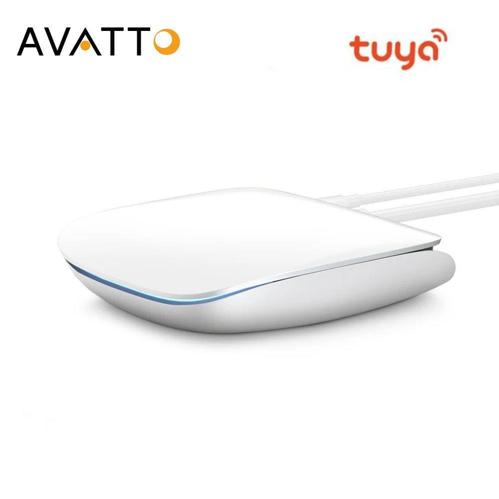 AVATTO Tuya ZigBee Wired Hub Multi-mode Gateway Bridge Remote Controller Sigmesh Smart Life APP Work with Alexa Google Home