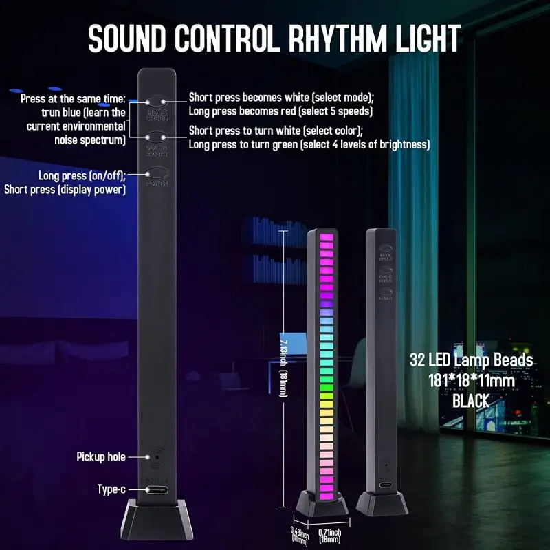 Умный RGB-светильник с голосовой активацией