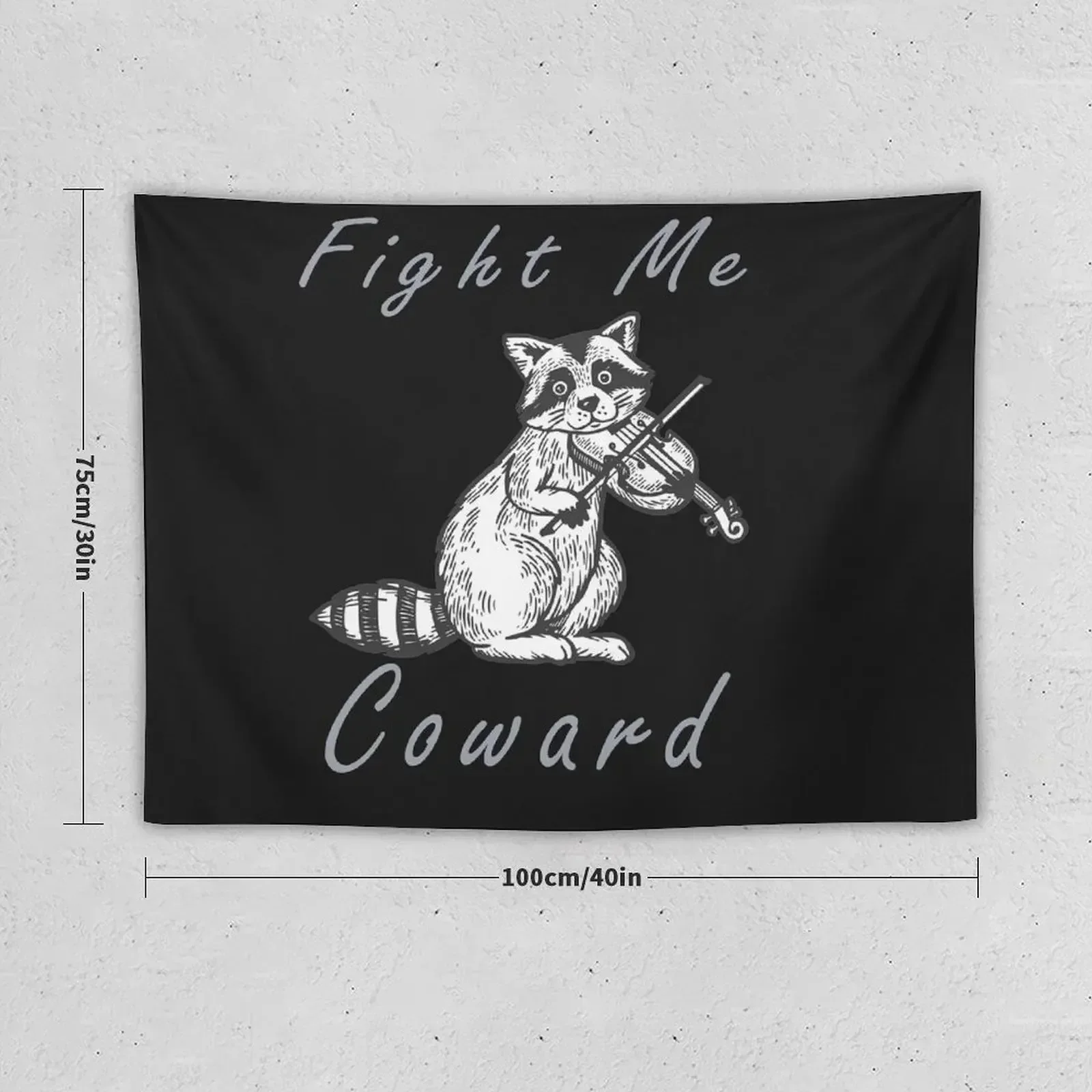 Fight Me Coward Tapestry Bedroom Decoration Room Decor For Girls Room Aesthetic Tapestry