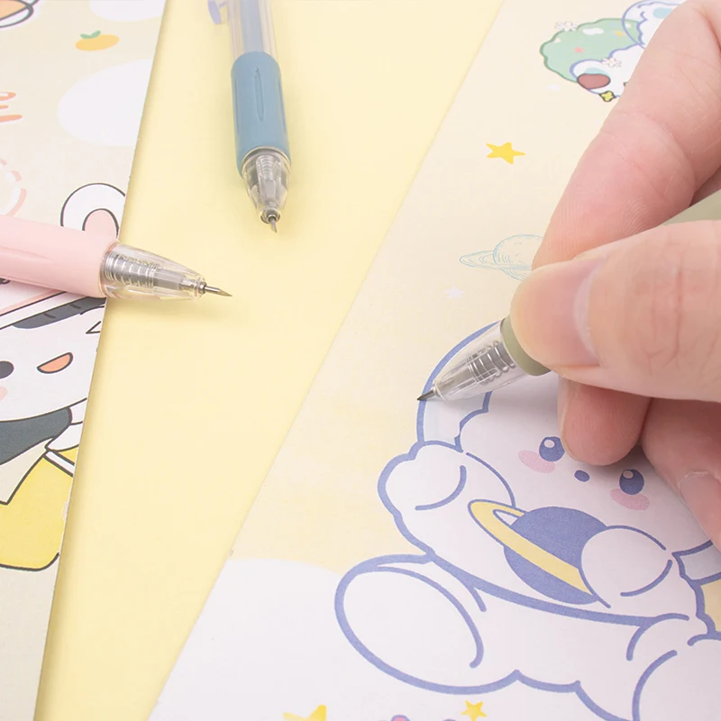 Arte Utilitário Faca Caneta Recarga Adesivos, Ferramenta de Corte Scrapbooking, Express Box, Material Escolar, Artesanato DIY