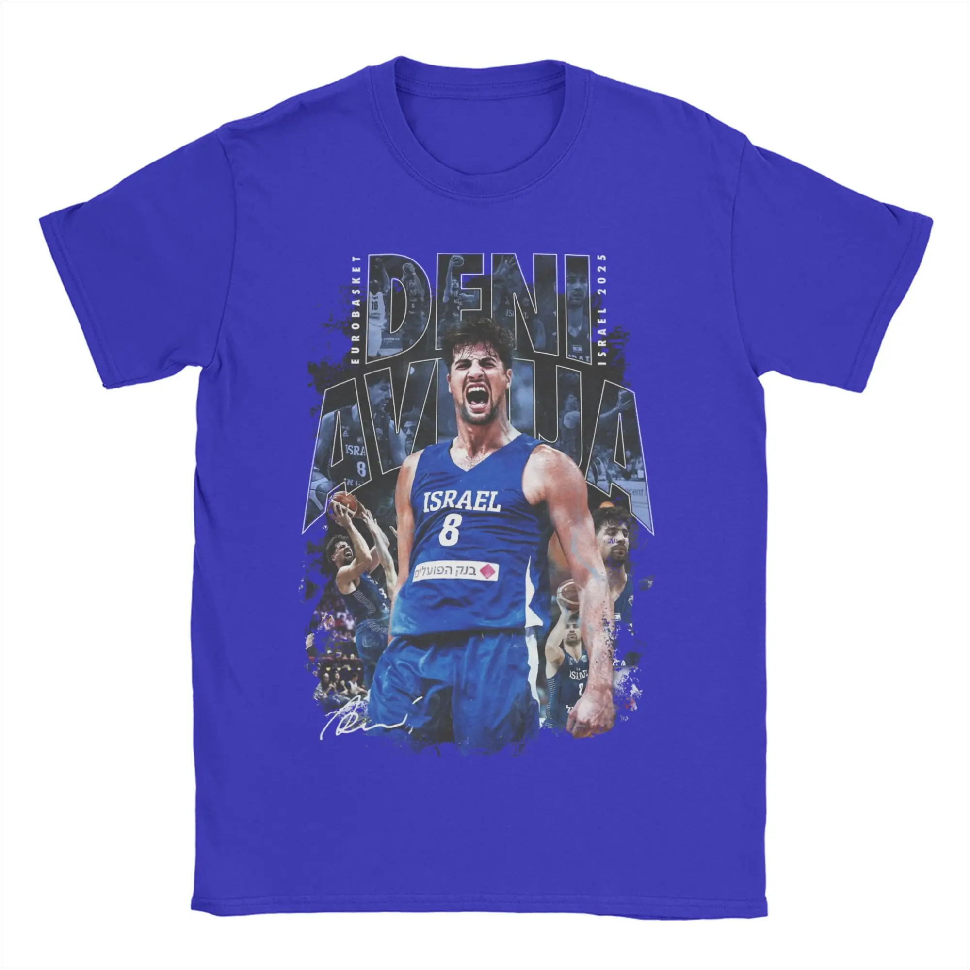 Men Women T-Shirts Deni Avdija Basketball Player Funny Pure Cotton Tee Shirt Short Sleeve  T Shirt Crew Neck Clothes Plus Size