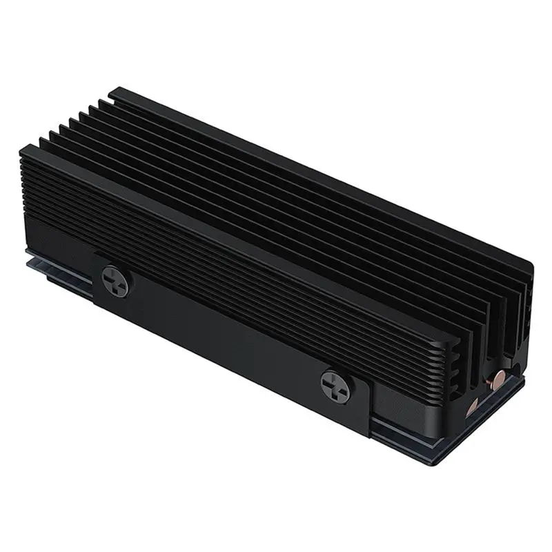 

A29F-M.2 2280 SSD Heatsink With 14.8W/MK Thermal Pad 2 Heat Pipes M.2 SSD Radiator For M.2 Nvme 2280 SSD Cooler